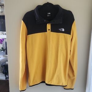 The North Face Black and Yellow Fleece Jacket